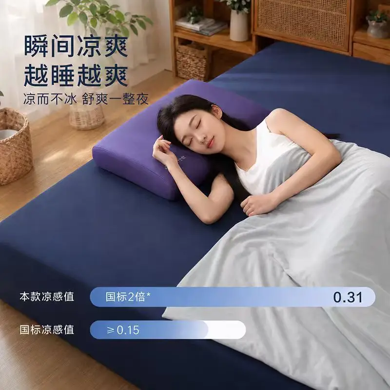 Brand Same Model Planet-Themed Cooling Nylon Deep Sleep Fitted Sheet Single Piece Bed Cover Mattress Protector Four-Season Fitted Sheet Set