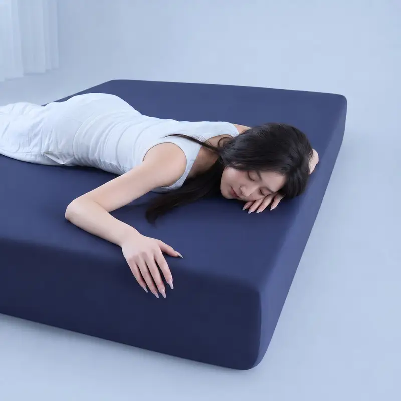 Brand Same Model Planet-Themed Cooling Nylon Deep Sleep Fitted Sheet Single Piece Bed Cover Mattress Protector Four-Season Fitted Sheet Set — feature 6