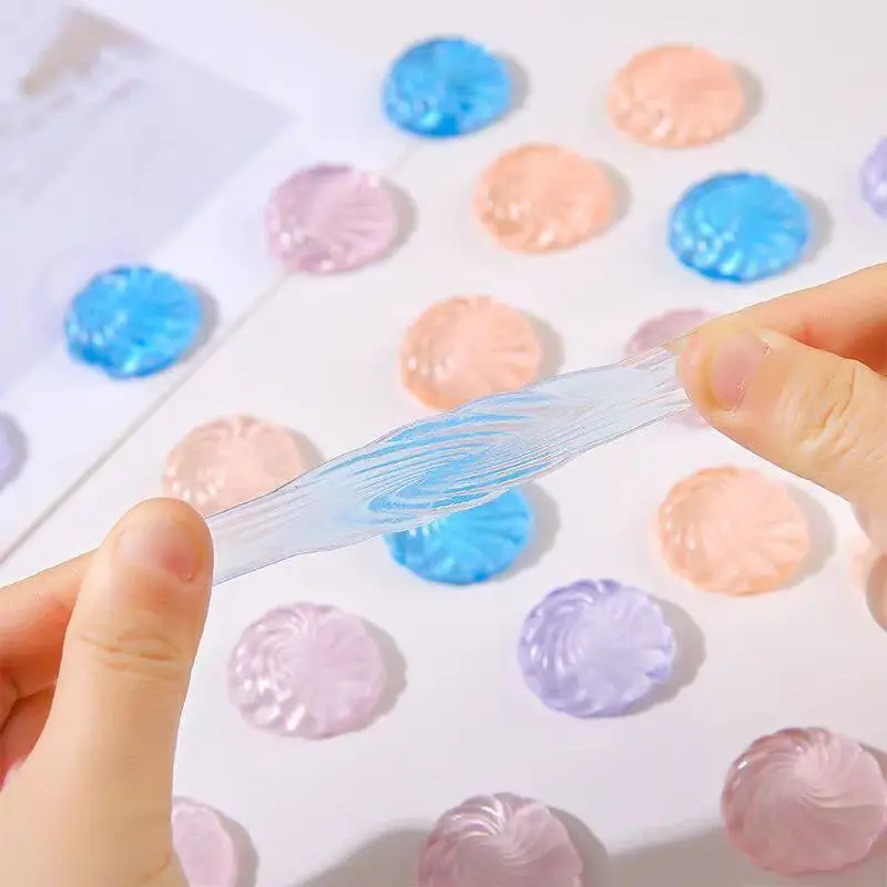 Transparent Crystal Bun Squishy Toy, Stress-Relief Gadget, Prank Toy, Popular at School Gates and Small Shops