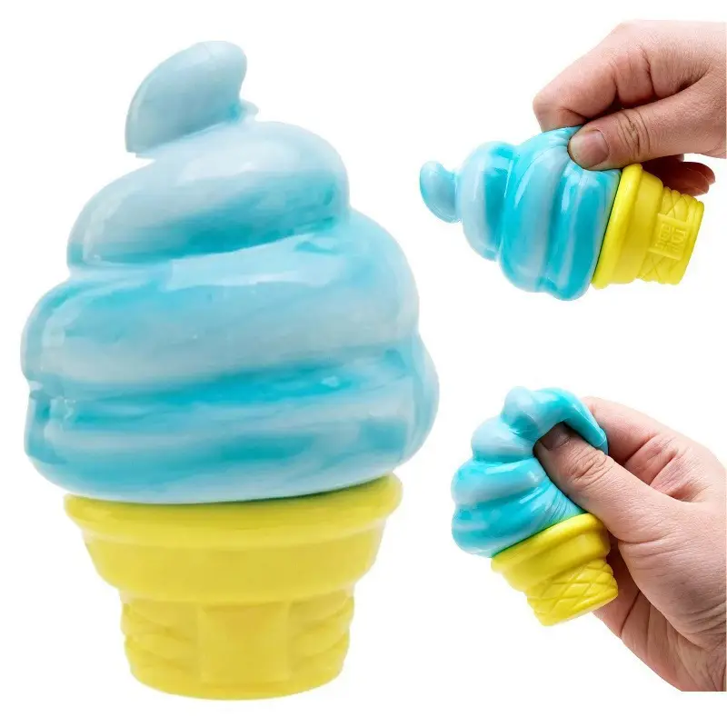 Transparent Crystal Bun Squishy Toy, Stress-Relief Gadget, Prank Toy, Popular at School Gates and Small Shops