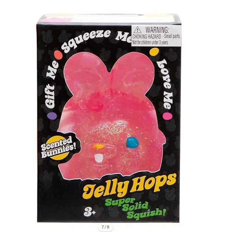 Transparent Crystal Bun Squishy Toy, Stress-Relief Gadget, Prank Toy, Popular at School Gates and Small Shops