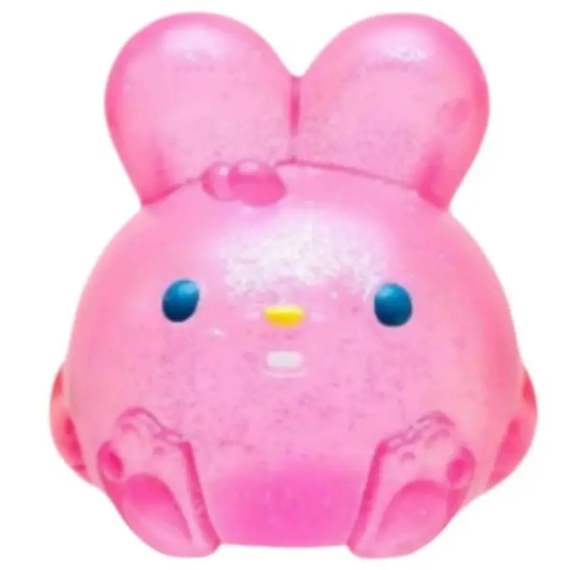 Transparent Crystal Bun Squishy Toy, Stress-Relief Gadget, Prank Toy, Popular at School Gates and Small Shops