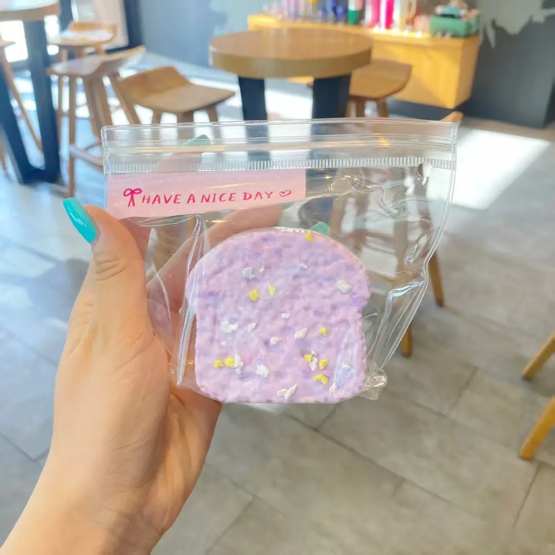Transparent Crystal Bun Squishy Toy, Stress-Relief Gadget, Prank Toy, Popular at School Gates and Small Shops