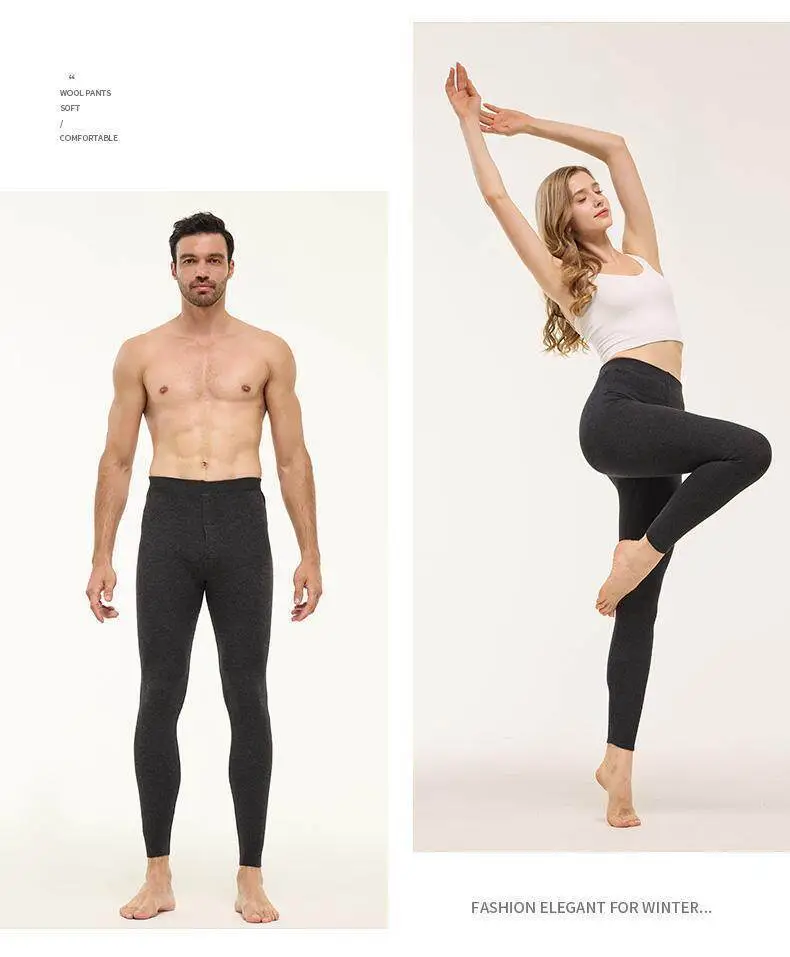 Wool Pants for Men and Women, Warm Pants for Middle-Aged and Elderly, Thick Cotton Pants for Autumn and Winter, Slim-Fit Leggings, Thin Pure Wool Pants — feature 23