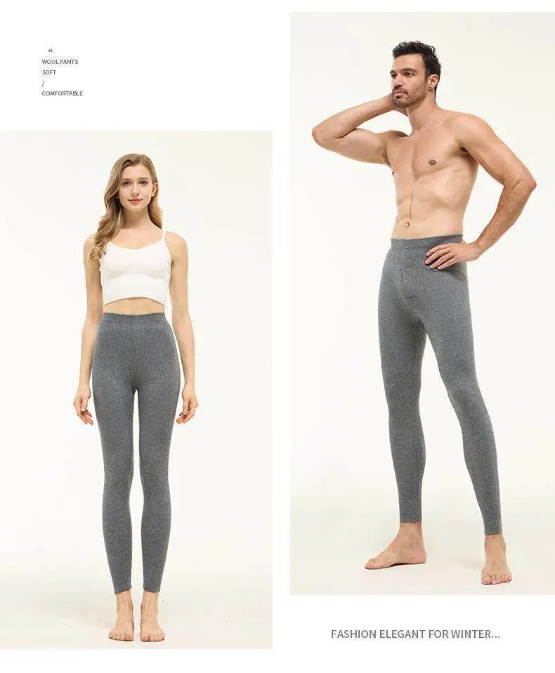 Wool Pants for Men and Women, Warm Pants for Middle-Aged and Elderly, Thick Cotton Pants for Autumn and Winter, Slim-Fit Leggings, Thin Pure Wool Pants — feature 25