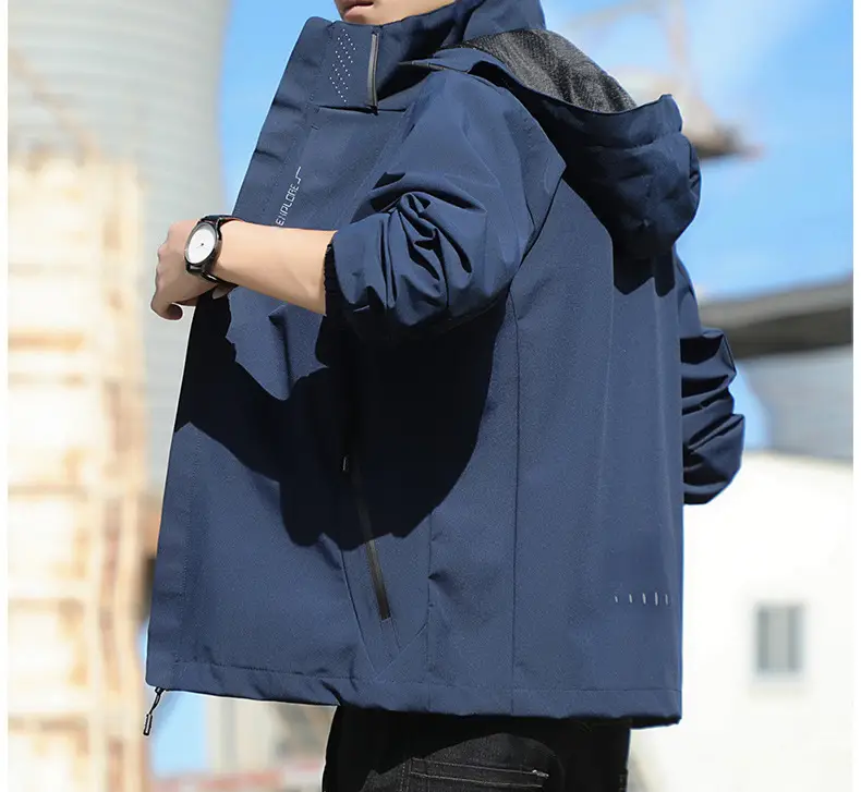 Men's Spring and Autumn Loose-Fitting Casual Jacket, Waterproof Sports Versatile Outerwear, Men's Baseball Jacket — feature 18