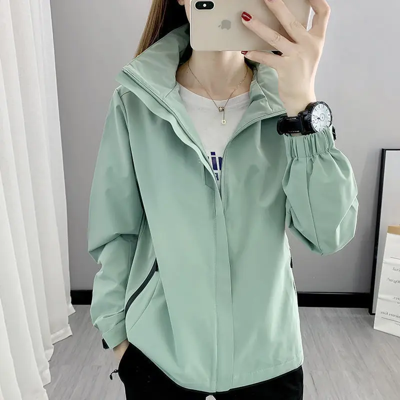 Men's Spring and Autumn Loose-Fitting Casual Jacket, Waterproof Sports Versatile Outerwear, Men's Baseball Jacket