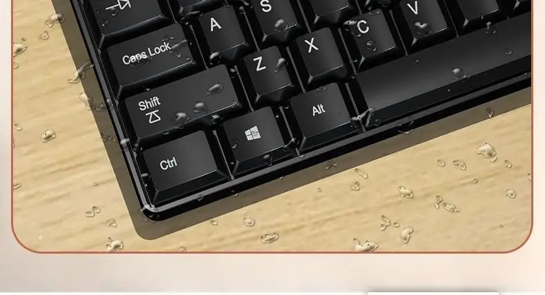 Wired Keyboard and Mouse Set, Silent, Suitable for Office Desktop Computers and Laptops, with a Good Mechanical Feel for Typing — feature 24