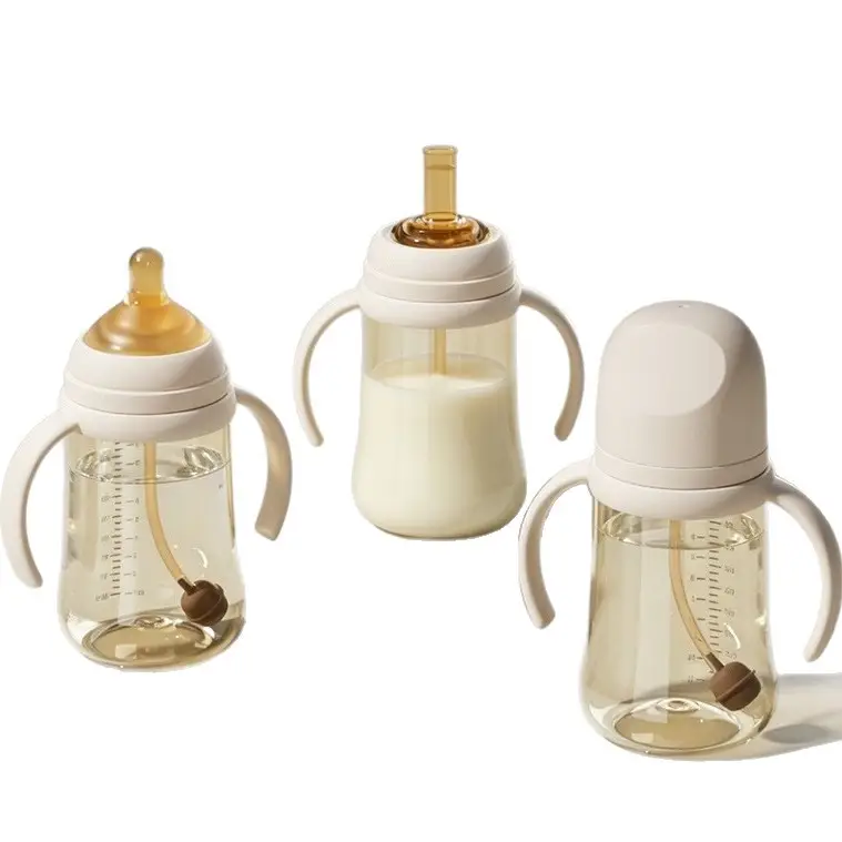 Ppsu Baby Bottle for Newborns, 0-6-12 Months and Above, Anti-Colic, Drop-Resistant, Three-In-One Growth Weaning Bottle - Image 11
