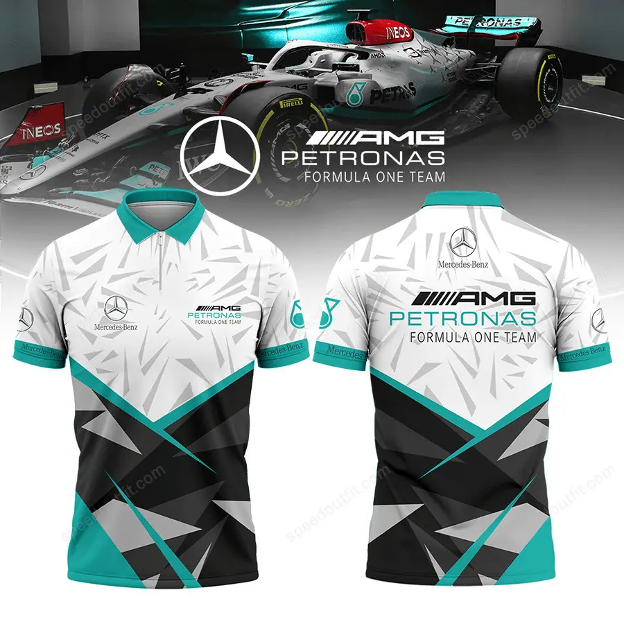 Summer Cross-Border European and American Men's Short-Sleeved Polo Shirts, Foreign Trade Men's Polo Shirts, Amazon Tops, Mercedes-Benz Team