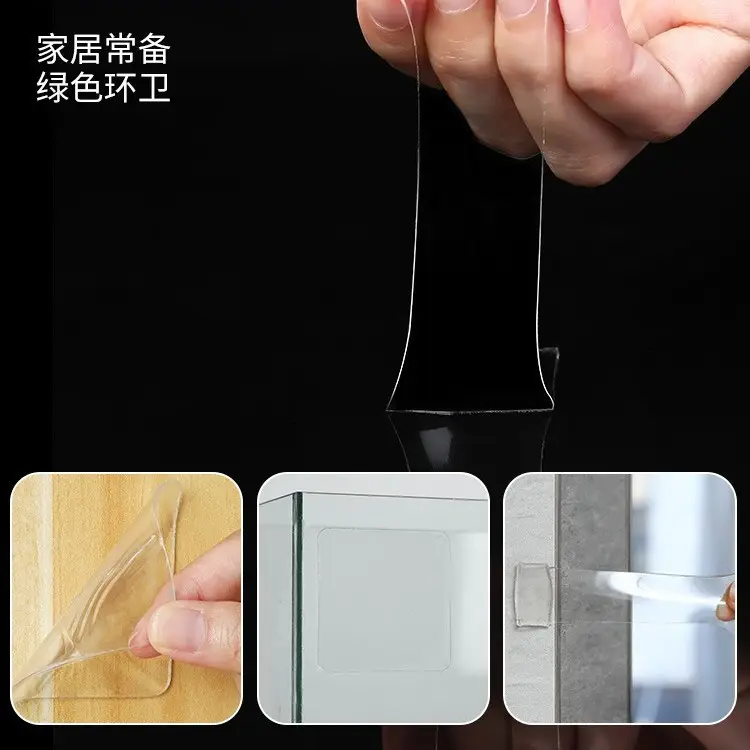 Strong Adhesive Double-Sided Traceless Stickers, No Need for Nails, Won'T Damage the Wall, Special Adhesive Sheets for Fixing Picture Frames, Hanging Paintings, and Photos on the Wall