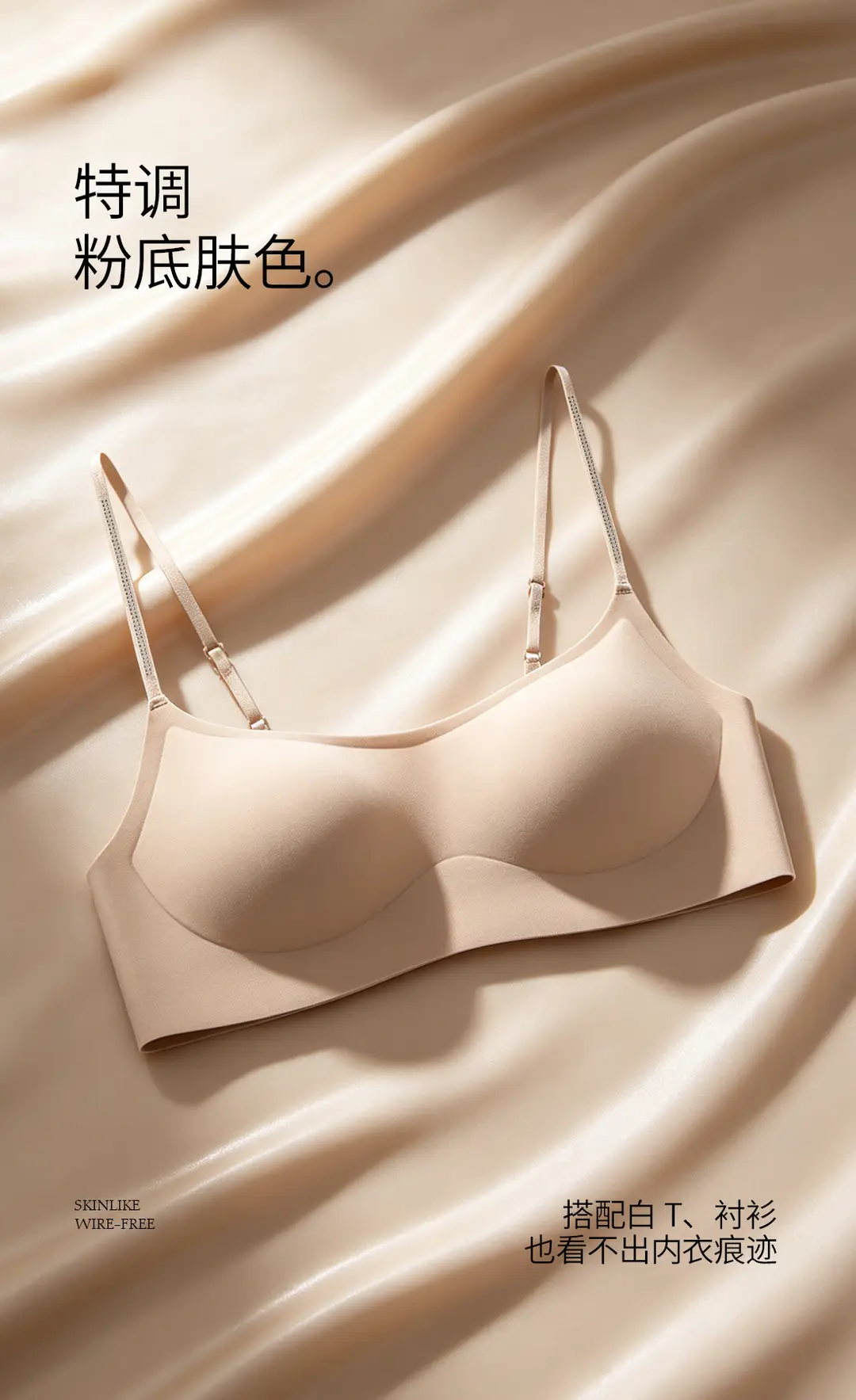 Brand Same Style Low-Neck Beautiful Back Bra for Women, Invisible Seamless Small Chest Push-Up Low-Cut Square Neck Thin Summer Bra — feature 9