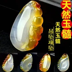 Natural Dongling Jade Round Bead Necklace — feature 7