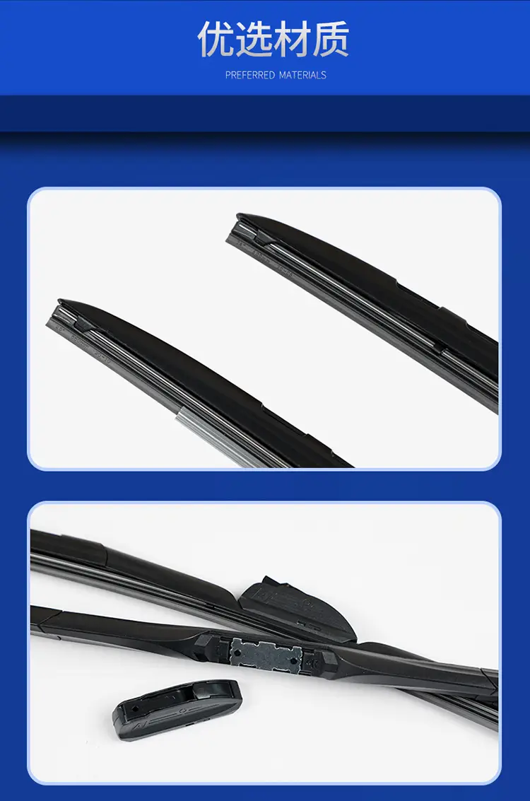 Silicone-Coated Wiper Blades Are Suitable for the Ruilin X1 Three-Section Wipers, Universal Multi-Functional High-End Silent Wiper Blades — feature 8