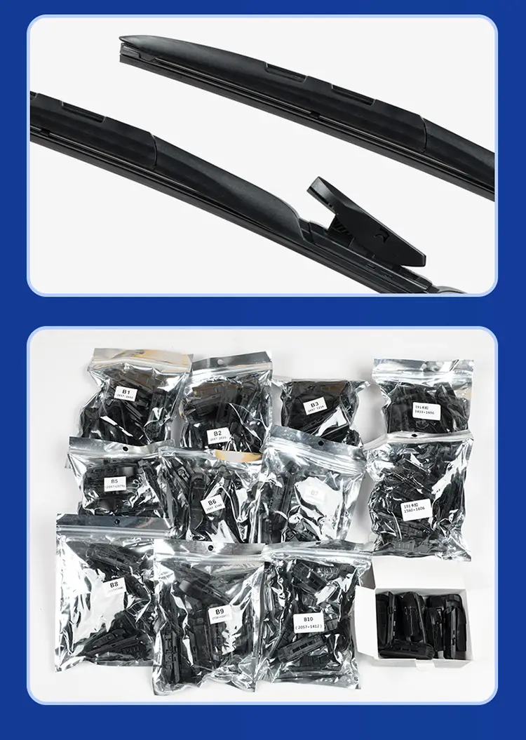 Silicone-Coated Wiper Blades Are Suitable for the Ruilin X1 Three-Section Wipers, Universal Multi-Functional High-End Silent Wiper Blades — feature 9