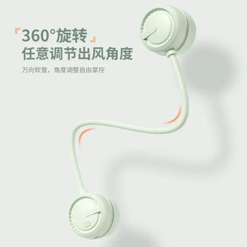 Wow, USB Rechargeable Neck Fan, Portable Bladeless Mini Fan, Foldable Neck Fan