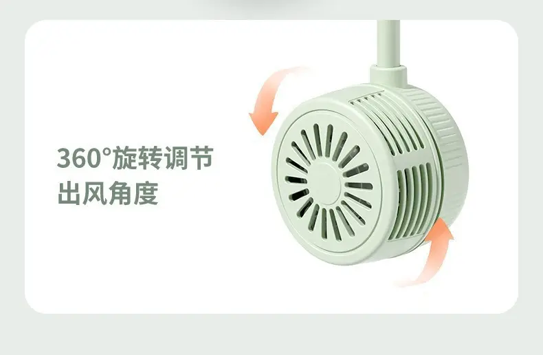 Wow, USB Rechargeable Neck Fan, Portable Bladeless Mini Fan, Foldable Neck Fan — feature 11