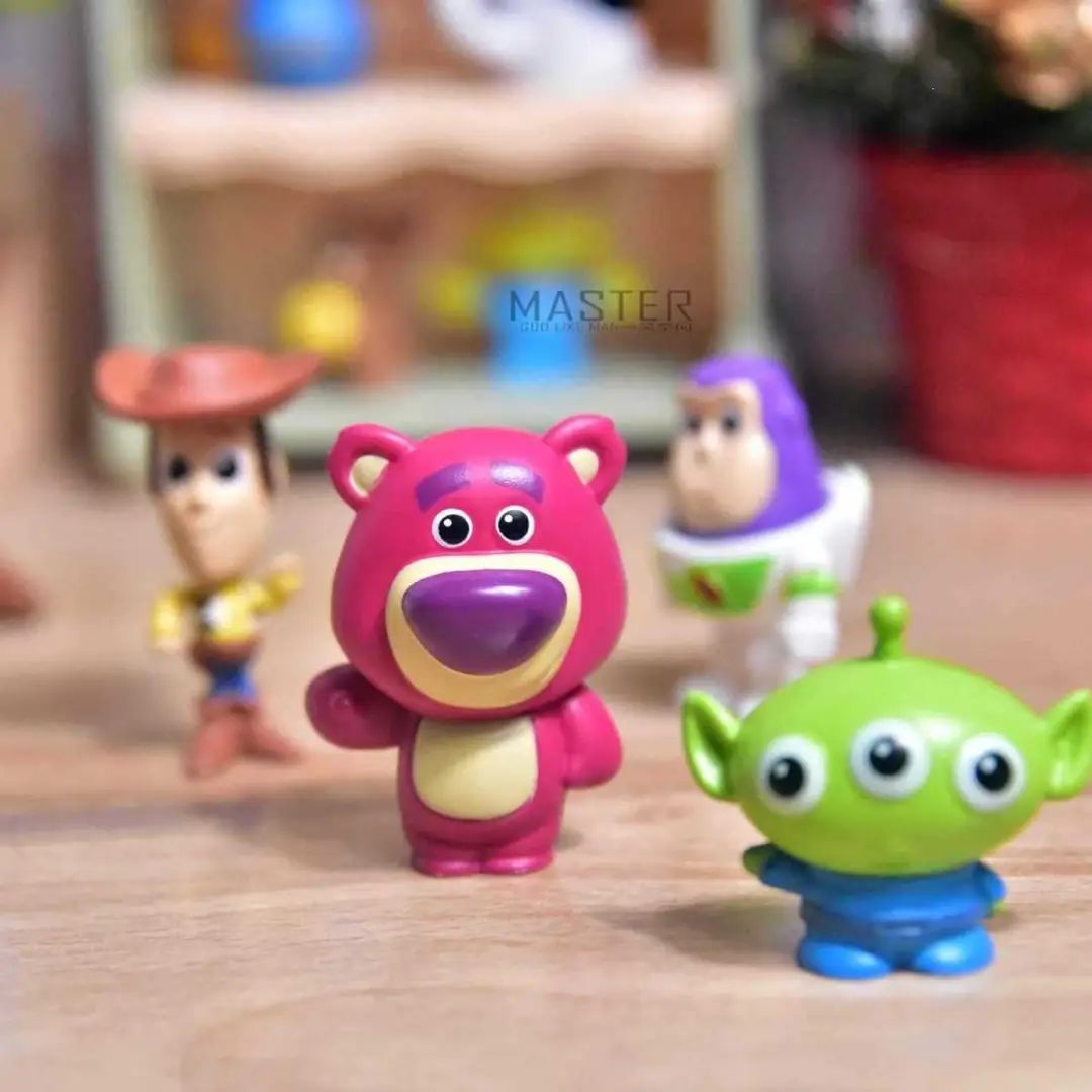 Toy Story Buzz Lightyear, Three-Eyed Alien, Lotso Bear DIY Accessories Cartoon Keychain Car Desktop Ornament — feature 7