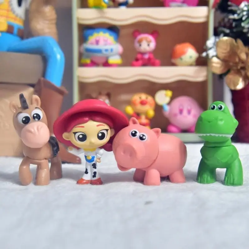 Toy Story Buzz Lightyear, Three-Eyed Alien, Lotso Bear DIY Accessories Cartoon Keychain Car Desktop Ornament