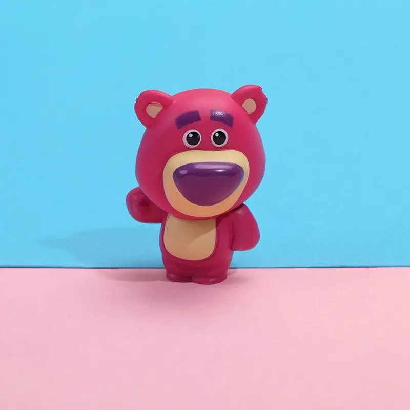Toy Story Buzz Lightyear, Three-Eyed Alien, Lotso Bear DIY Accessories Cartoon Keychain Car Desktop Ornament