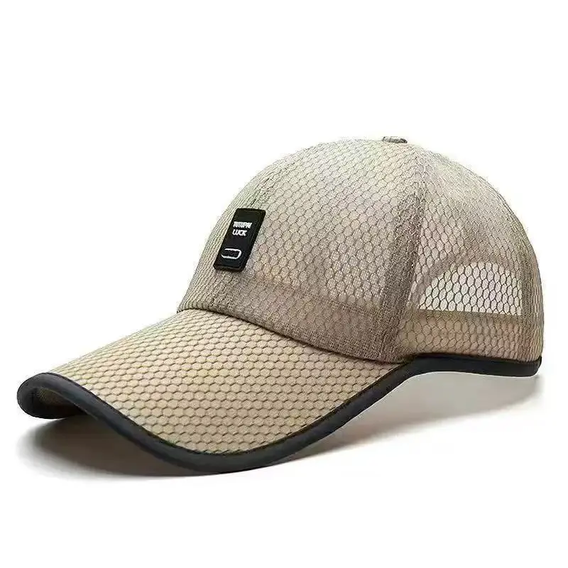 Solar Charging Fan Hat for Adults, Breathable Fishing Sunshade Mesh Hat for Men and Women, Summer Outdoor Sun Protection Peaked Cap