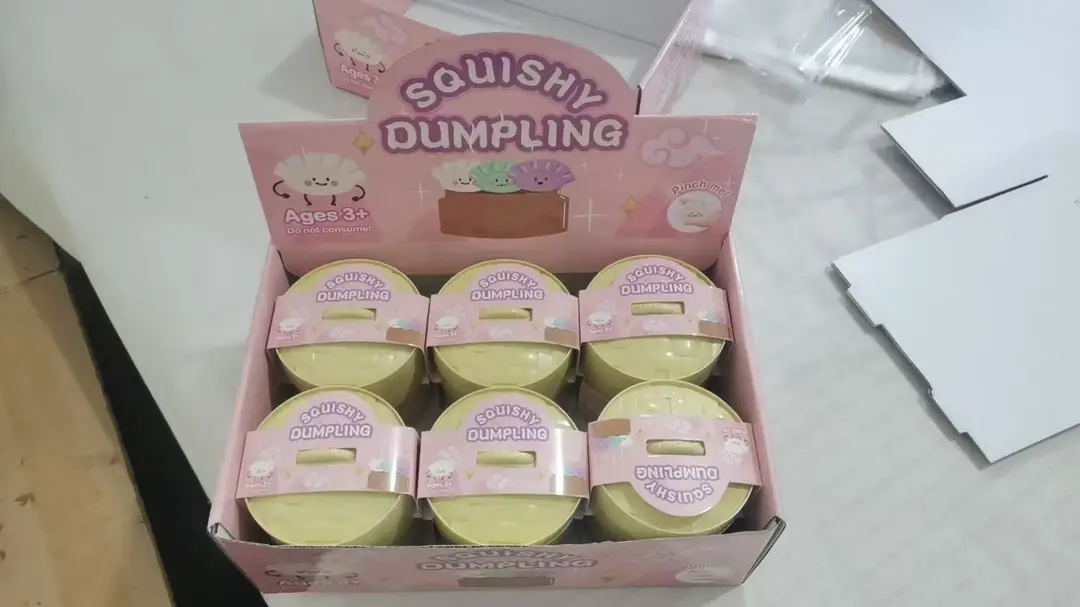 Popular Cross-Border Creative Stress-Relief Simulation Dumpling Rainbow Bun Slow-Rebound Squeeze Toy — feature 3