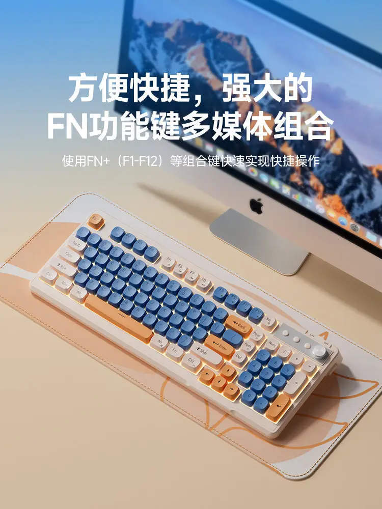 Mechanical Feel Wired Keyboard Silent Desktop Computer Notebook E-Sports Gaming Office Typing Dedicated Mouse Set — feature 4