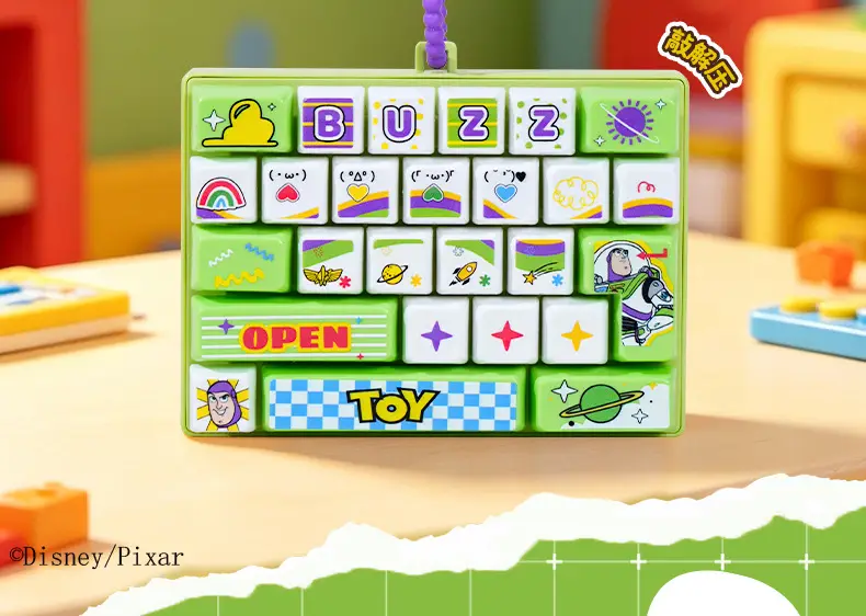 Original Toy Story Keychain Creative Stress-Relief Keyboard Keycap Fingertip Press Key Toy Pendant — feature 5