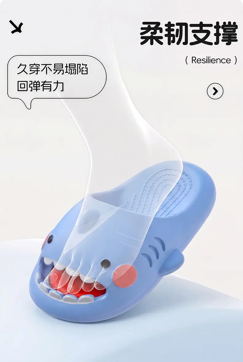 Shark Children's Sandals for Boys 2026 New Model Shark Girls' Pvc Summer Hollow-Out Sandals for Boys Beach — feature 7