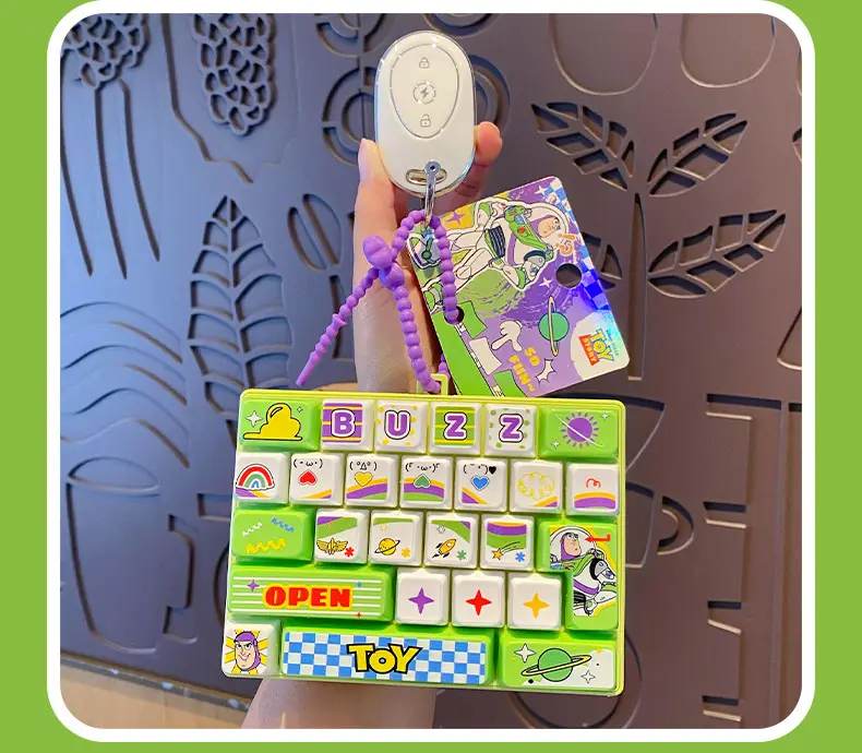 Authentic Toy Story 26-Key Keyboard with Pressable Keys, Portable Creative Stress-Relief Fingertip Toy, Student Pendant — feature 17