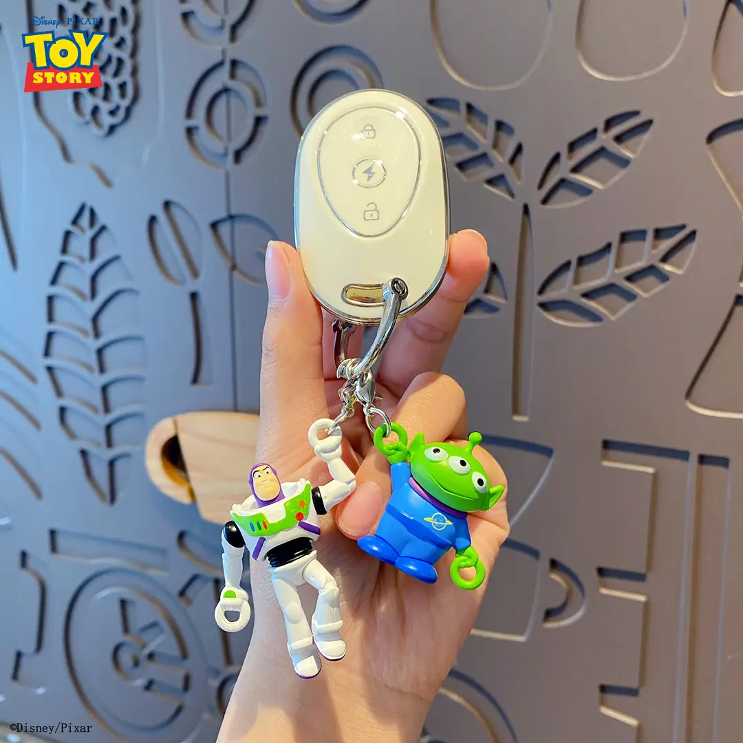 Authentic Toy Story Climbing Pendant Keychain Creative Cartoon Woody Doll Backpack Buckle Pendant