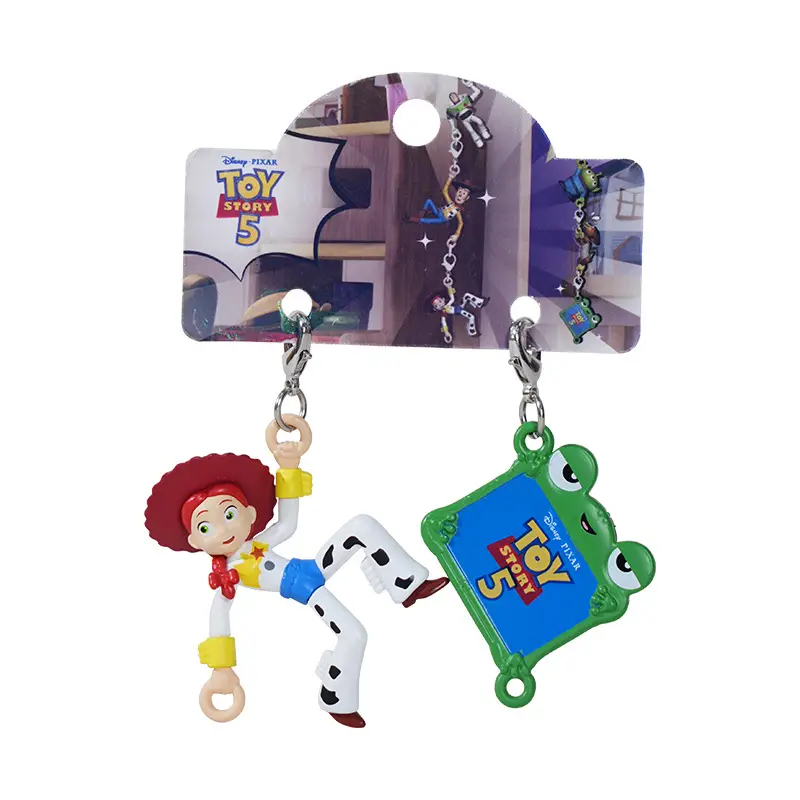 Authentic Toy Story Climbing Pendant Keychain Creative Cartoon Woody Doll Backpack Buckle Pendant