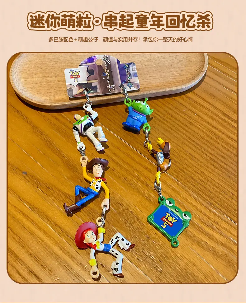 Authentic Toy Story Climbing Pendant Keychain Creative Cartoon Woody Doll Backpack Buckle Pendant — feature 6