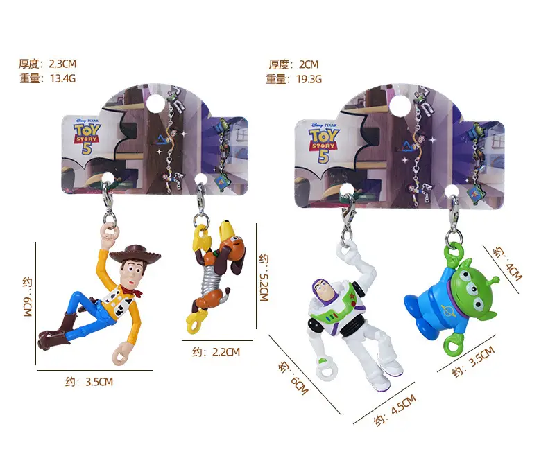 Authentic Toy Story Climbing Pendant Keychain Creative Cartoon Woody Doll Backpack Buckle Pendant — feature 8