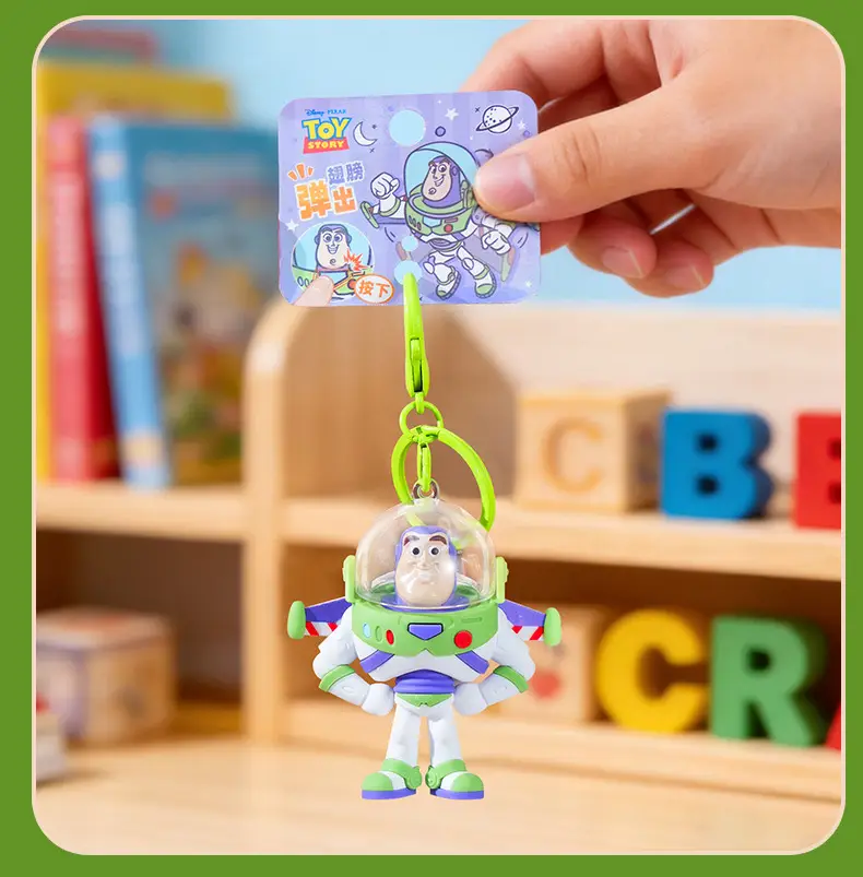 Authentic Toy Story Keychain Cartoon Cute Buzz Lightyear Action Figure Keychain Bag Pendant — feature 10