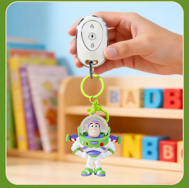 Authentic Toy Story Keychain Cartoon Cute Buzz Lightyear Action Figure Keychain Bag Pendant — feature 11