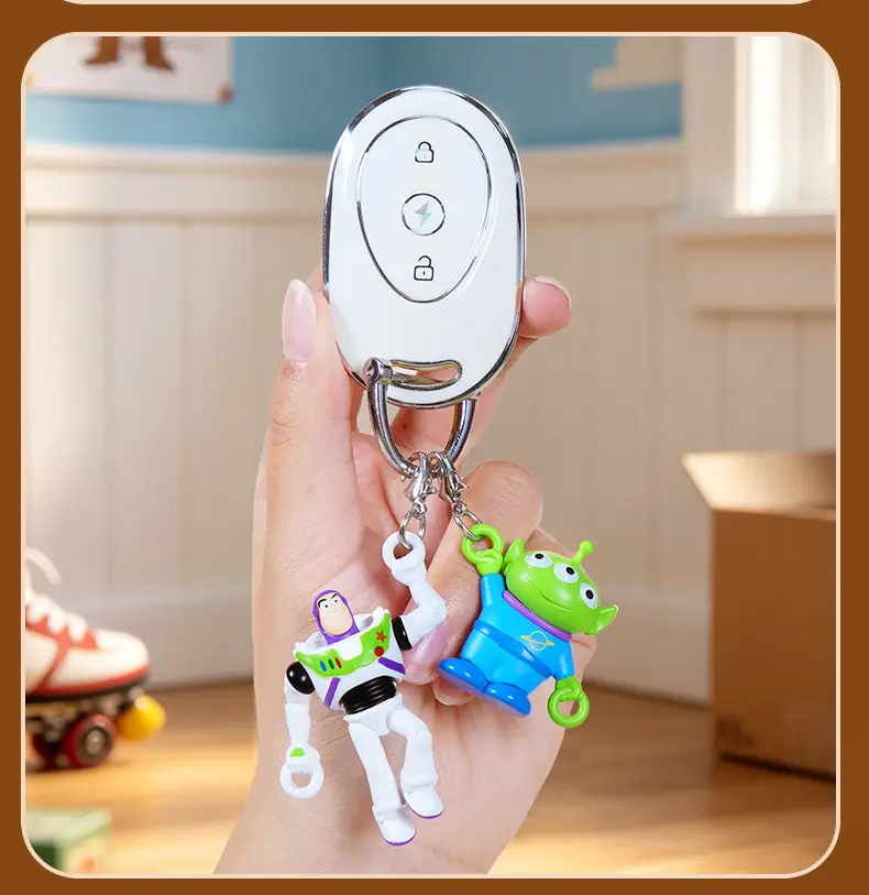 Authentic Toy Story Buzz Lightyear Climbing Clasp Keychain Cartoon Cute Woody Doll Backpack Pendant — feature 12