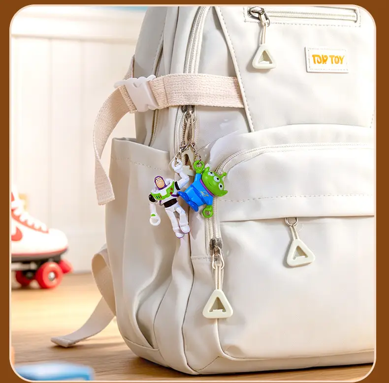 Authentic Toy Story Buzz Lightyear Climbing Clasp Keychain Cartoon Cute Woody Doll Backpack Pendant — feature 13