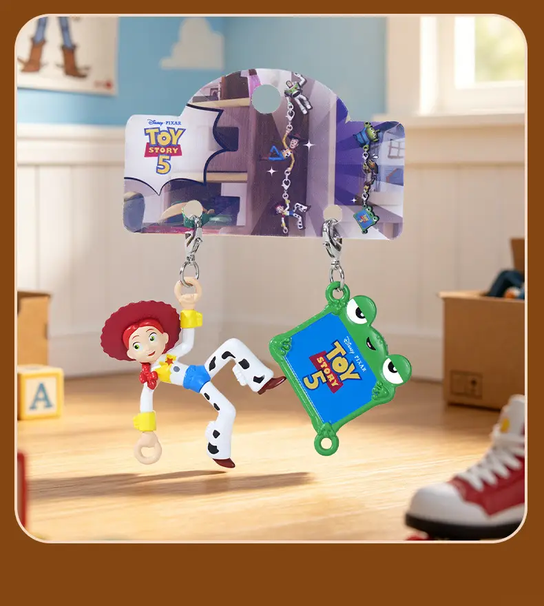 Authentic Toy Story Buzz Lightyear Climbing Clasp Keychain Cartoon Cute Woody Doll Backpack Pendant — feature 14