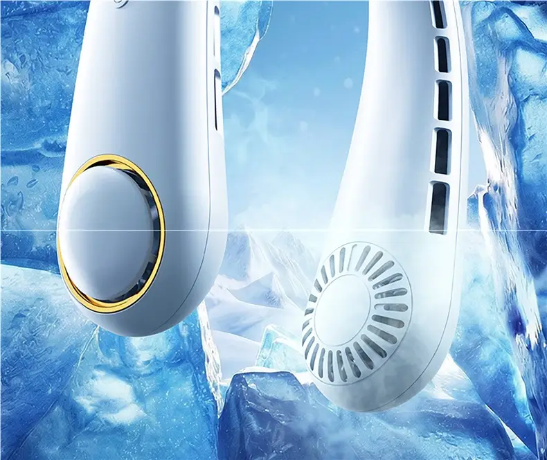 Hanging Neck Fan 2026 New Model Silent Small Portable Bladeless Cooling Air Conditioning Fan Ultra-Long Battery Life Mini — feature 19