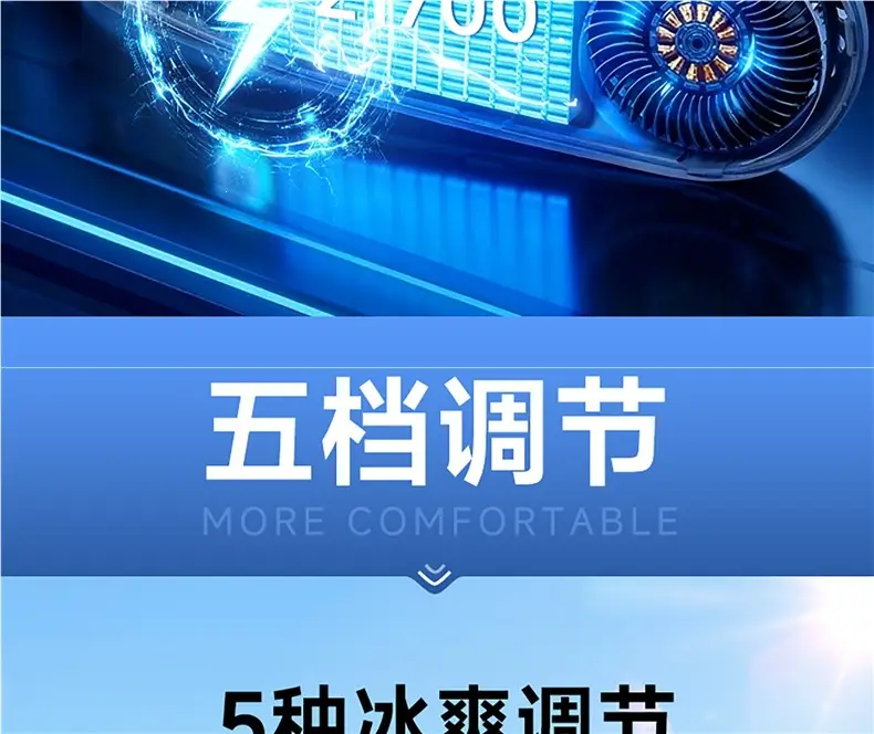 Hanging Neck Fan 2026 New Model Silent Small Portable Bladeless Cooling Air Conditioning Fan Ultra-Long Battery Life Mini — feature 43