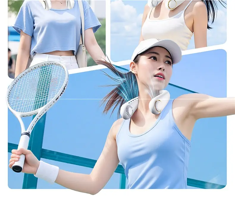 Hanging Neck Fan 2026 New Model Silent Small Portable Bladeless Cooling Air Conditioning Fan Ultra-Long Battery Life Mini — feature 57