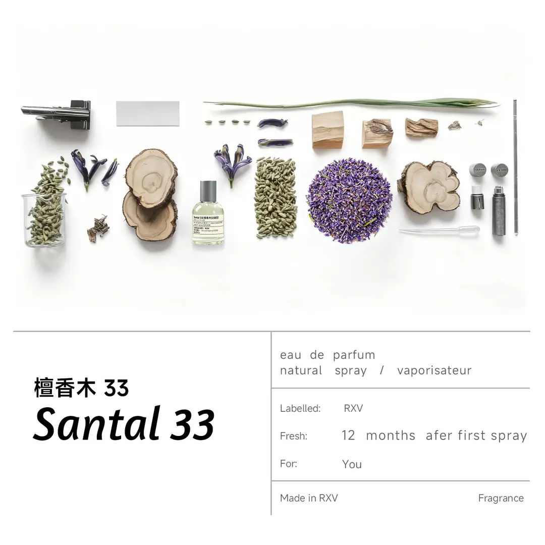 Rxv Fragrance Laboratory No. 33 Sandalwood Women's Perfume Long-Lasting Fragrance Men's Perfume Niche Wholesale — feature 6