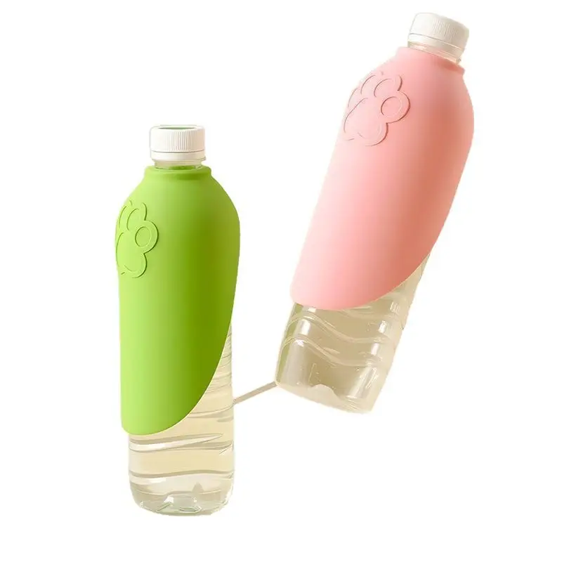 [Folding Bowl] Portable Water Dispenser for Pets, Dog Water Feeder with Replaceable Bottle for Outdoor Walking