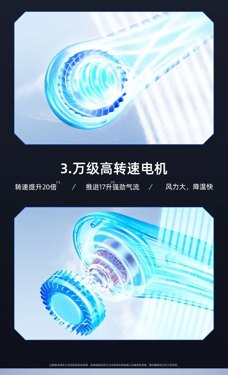Refrigeration Neck Fan Tec Superconducting Portable Neck-Mounted Mini Silent Air Conditioner with Long Battery Life Gift — feature 6