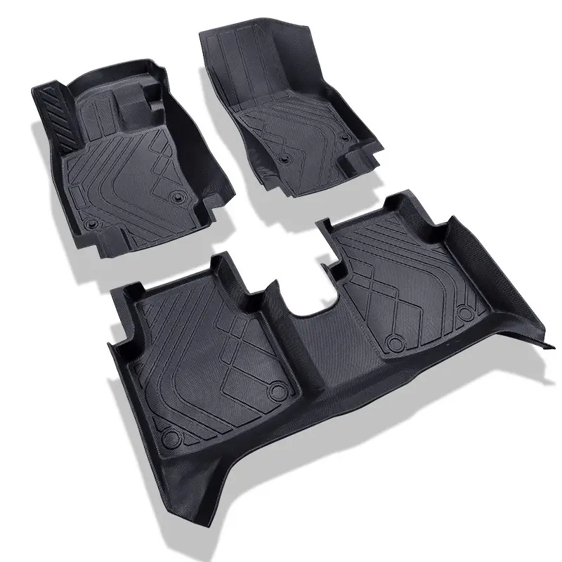 Suitable for All Car Models, Tpe Car Floor Mats Are Universal, Odor-Free, Waterproof, Dirt-Resistant, Double-Layered, and Fully Enclosed