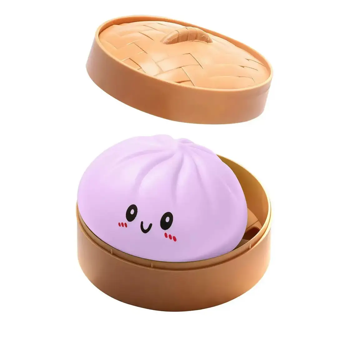 Cross-Border Popular Stress-Relief Squeeze Toy Tpr Steamed Bun Gelatin Maltose Glitter Dumpling — feature 14