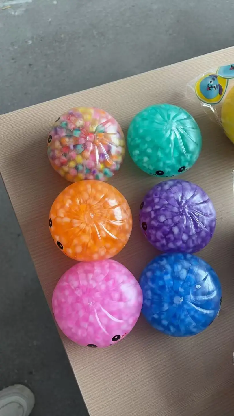 Cross-Border Popular Stress-Relief Squeeze Toy Tpr Steamed Bun Gelatin Maltose Glitter Dumpling — feature 7