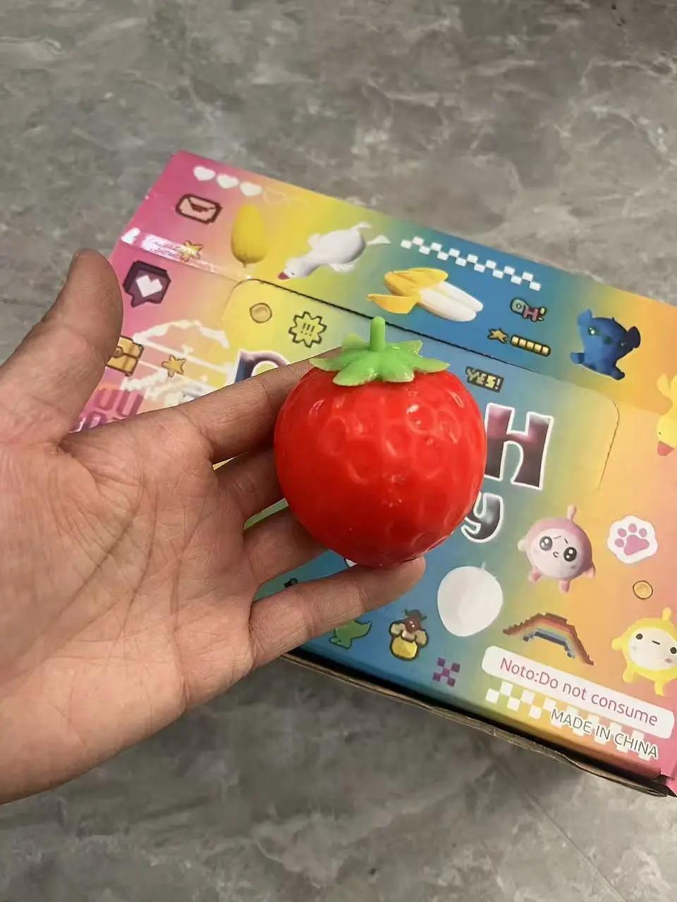 Cross-Border Popular Stress-Relief Squeeze Toy Tpr Steamed Bun Gelatin Maltose Glitter Dumpling