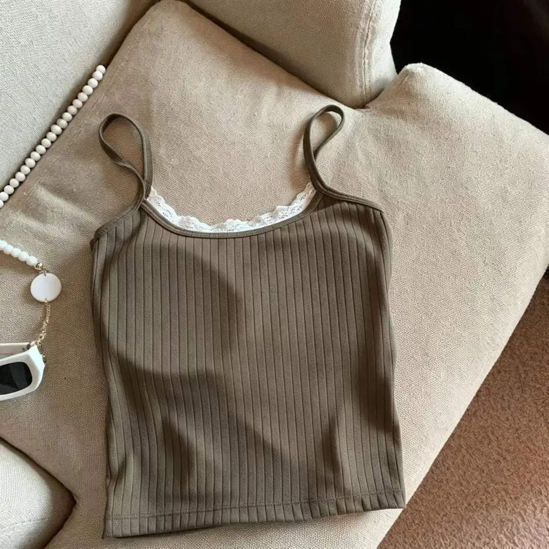 Pure Desire Bowknot Lace Camisole for Women with Built-In Chest Pads, Beautiful Back Design, Sleeveless, Versatile for Layering or Wearing Alone, Summer Top — feature 15